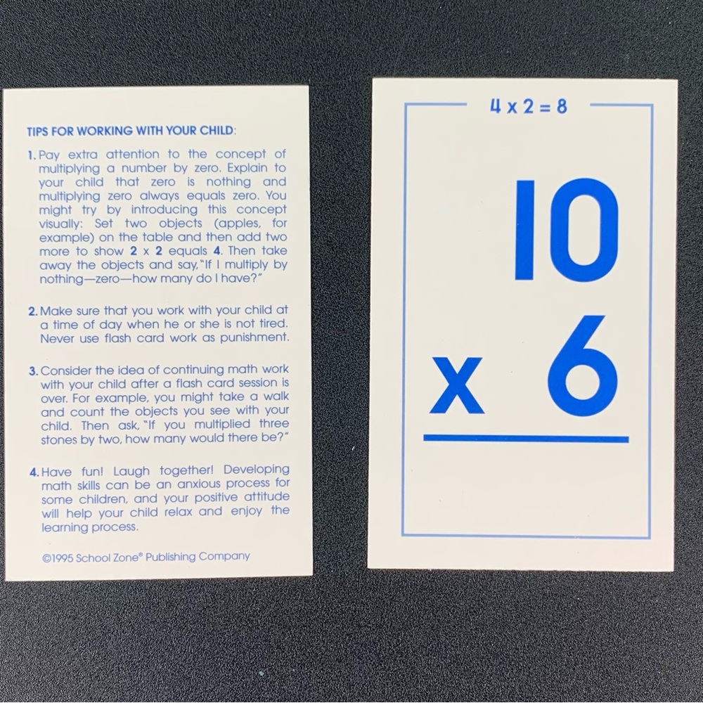 Educational Math Flash Cards Set. - Picture 12 of 16